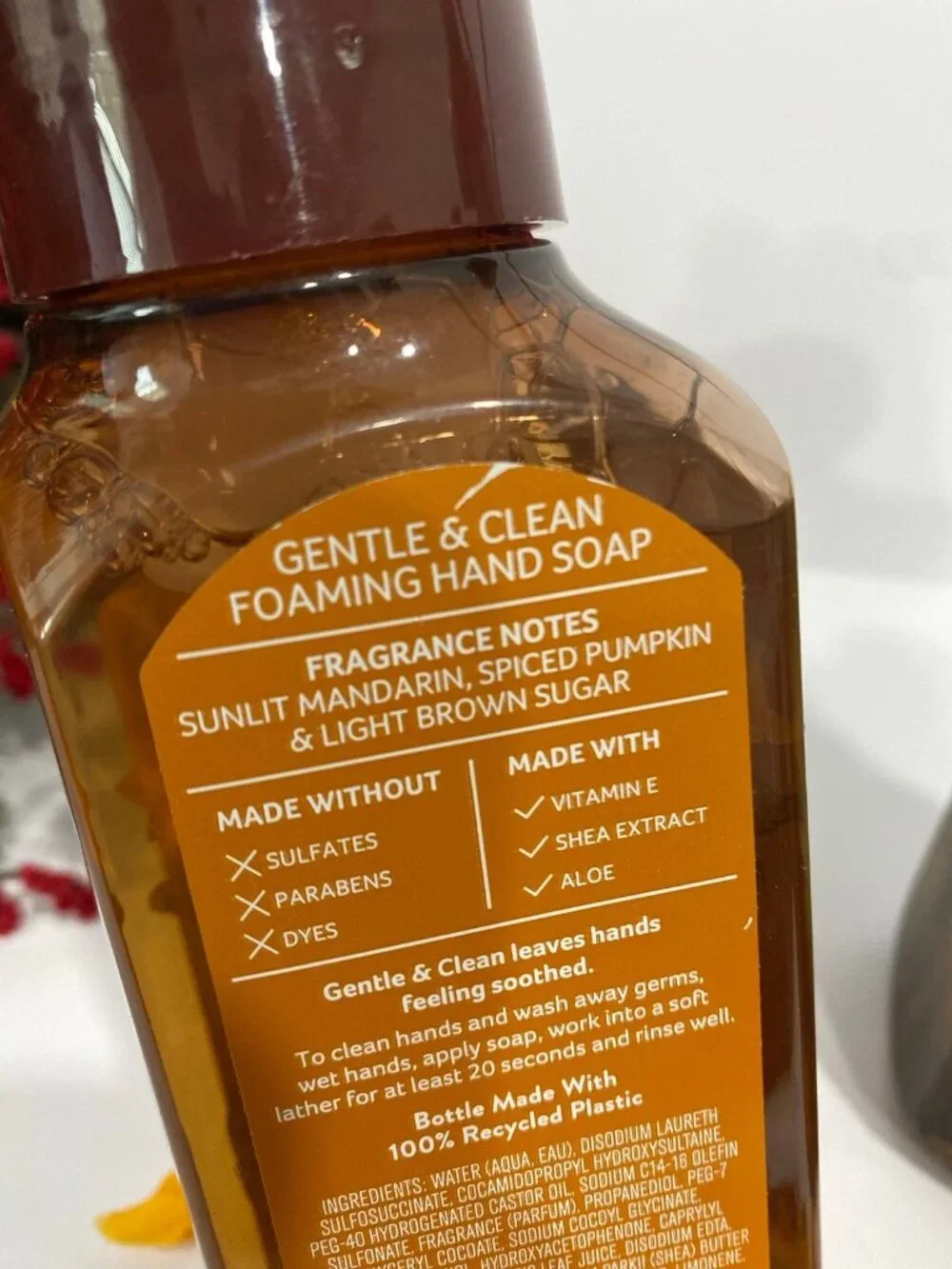 Fall & Autumn Gentle Foaming Hand Soaps Bath & Body Works X 3